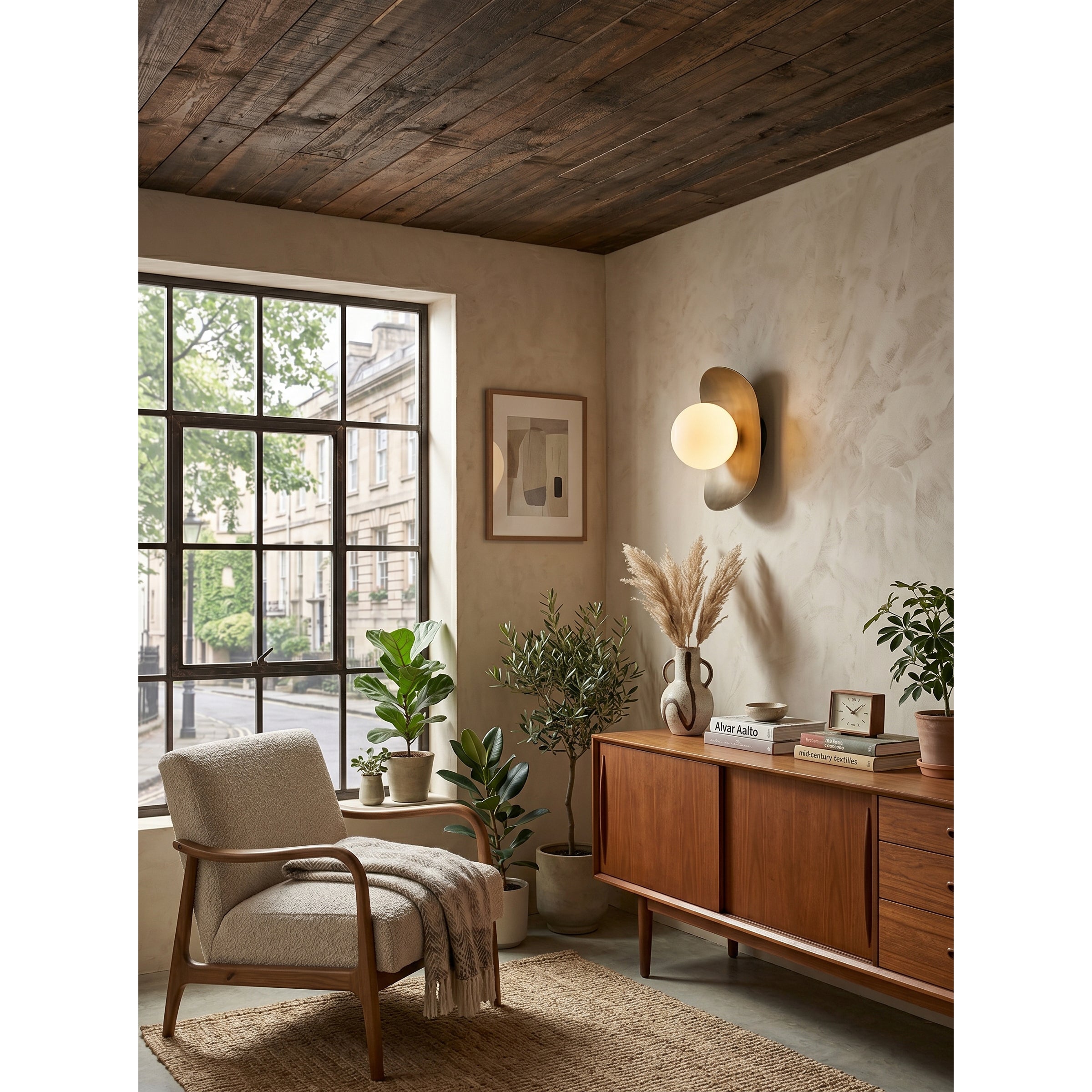 Aurecourt Brass Indoor Wall Light