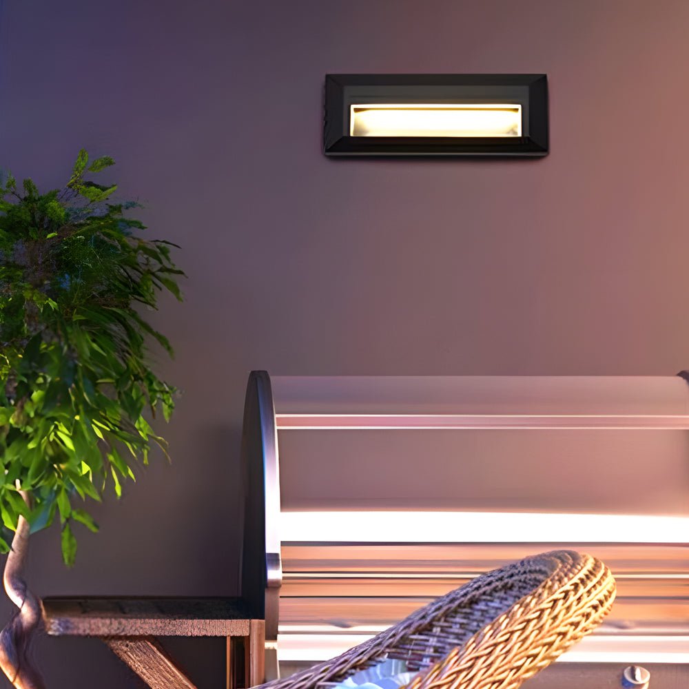 Soea Modern Aluminum Outdoor Wall-Mounted Step Lights