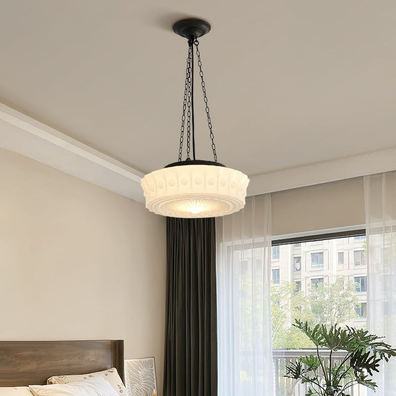 Valentina Vintage French Country Dome Pendant Light Living Room