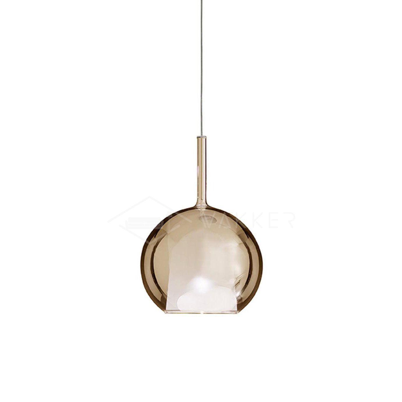 Lioranira Pendant Lamp Smoked Glass Round