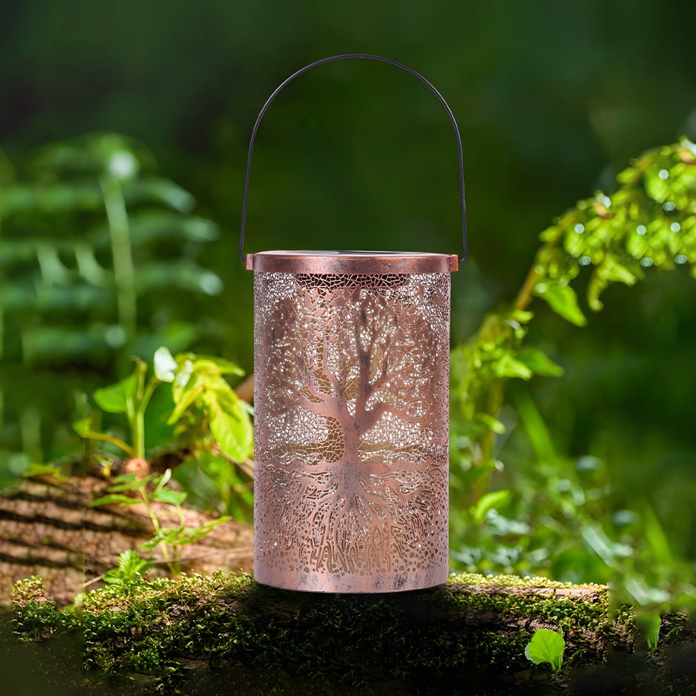 Queenie Retro Iron Hanging Solar Light