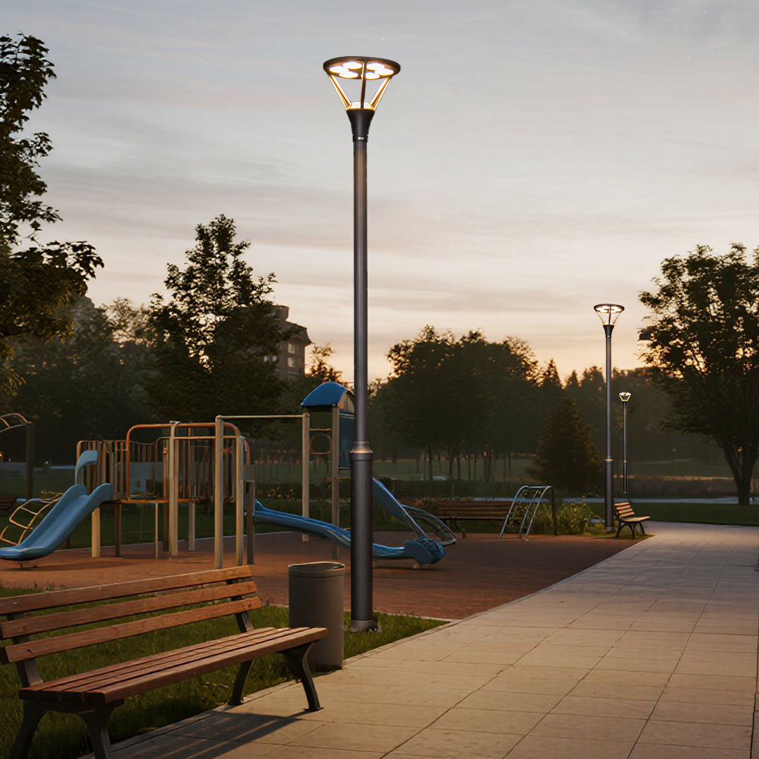 Sparng Minimalist LED Aluminum Outdoor Post Lights