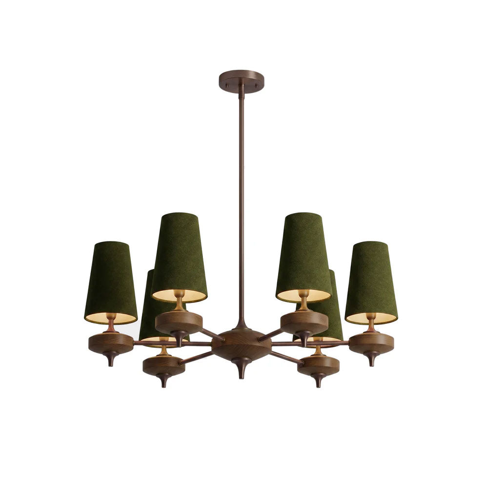Pinewick Hour Rho Chandelier