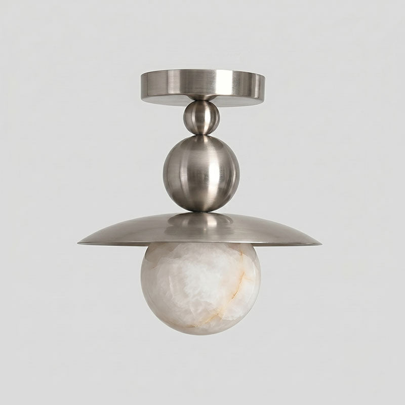 Clairfield Alabaster Flush Mount Ceiling Light