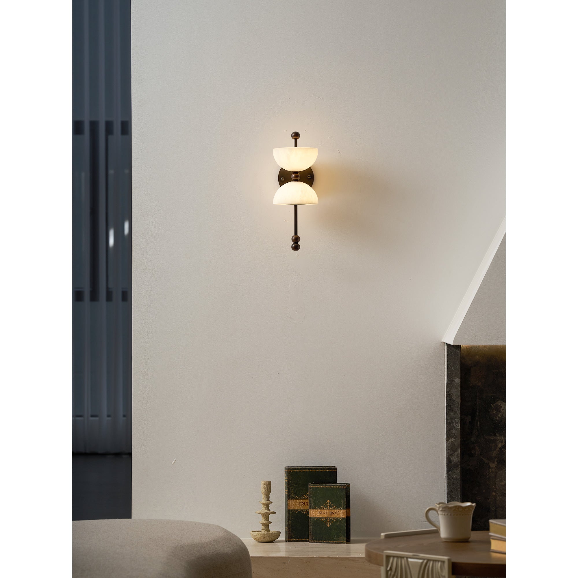 Lindenborne Alabaster Indoor Wall Light