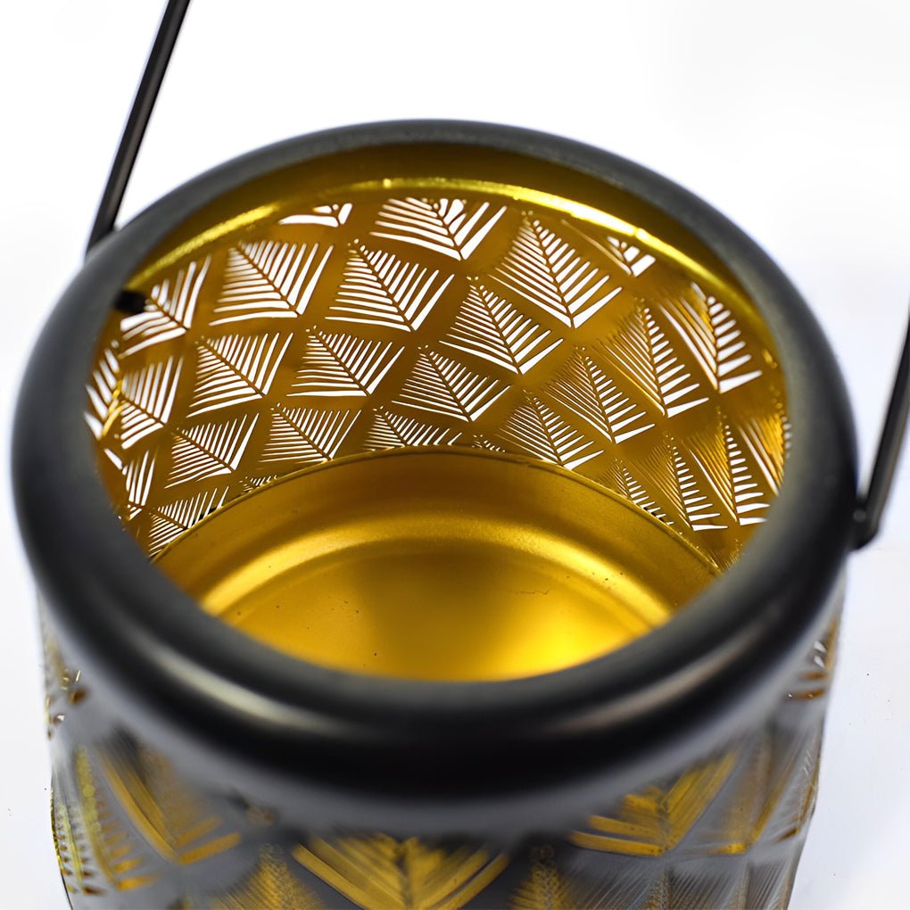 Saena Retro Mesh Solar Iron Outdoor Hanging Lights