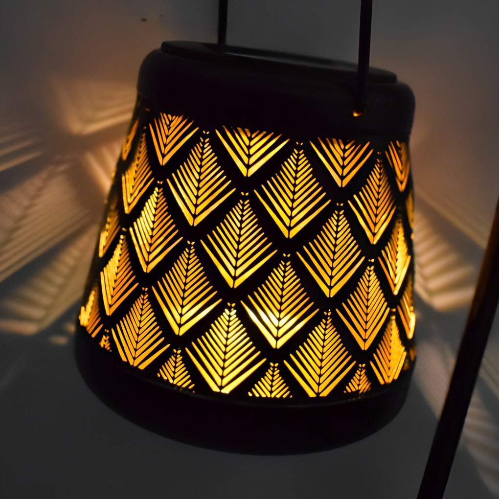 Saena Retro Mesh Solar Iron Outdoor Hanging Lights