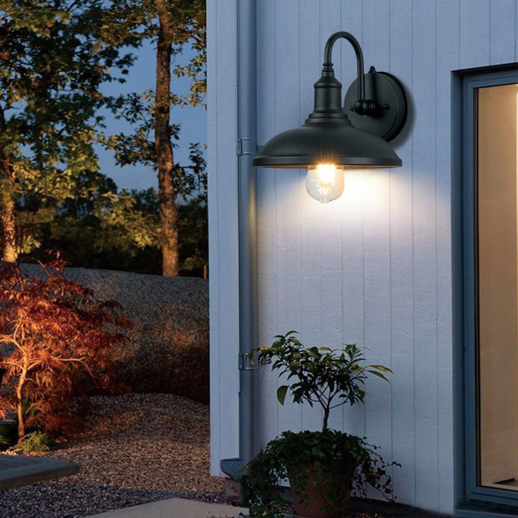 Guy Retro Induction LED Aluminum Outdoor Wall Sconces Light