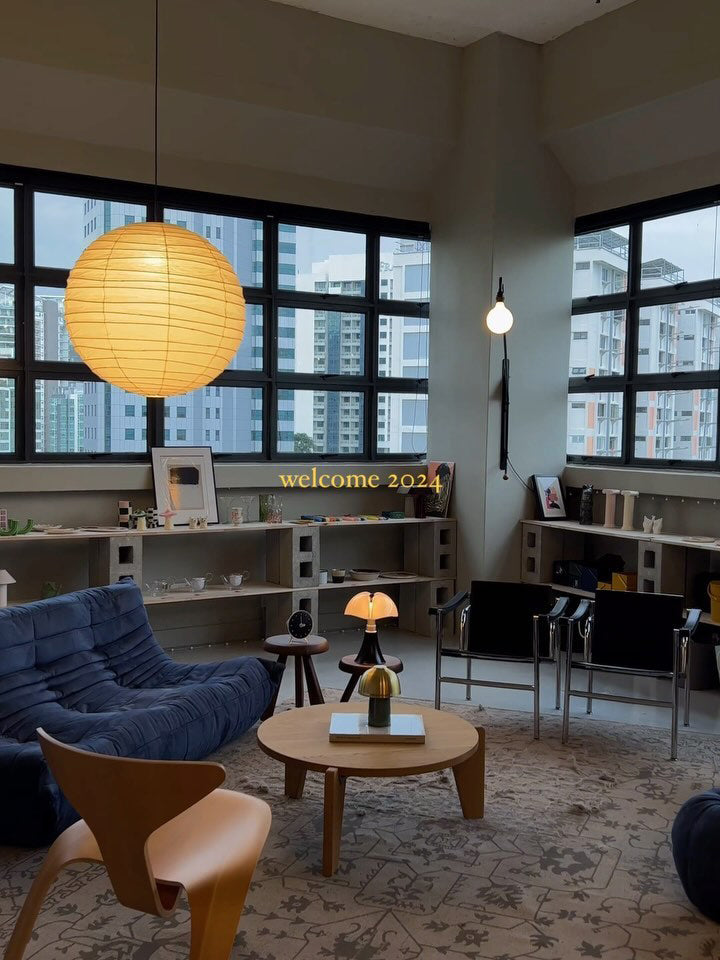 Lunerelle Pendant Lamp Paper for Living Room