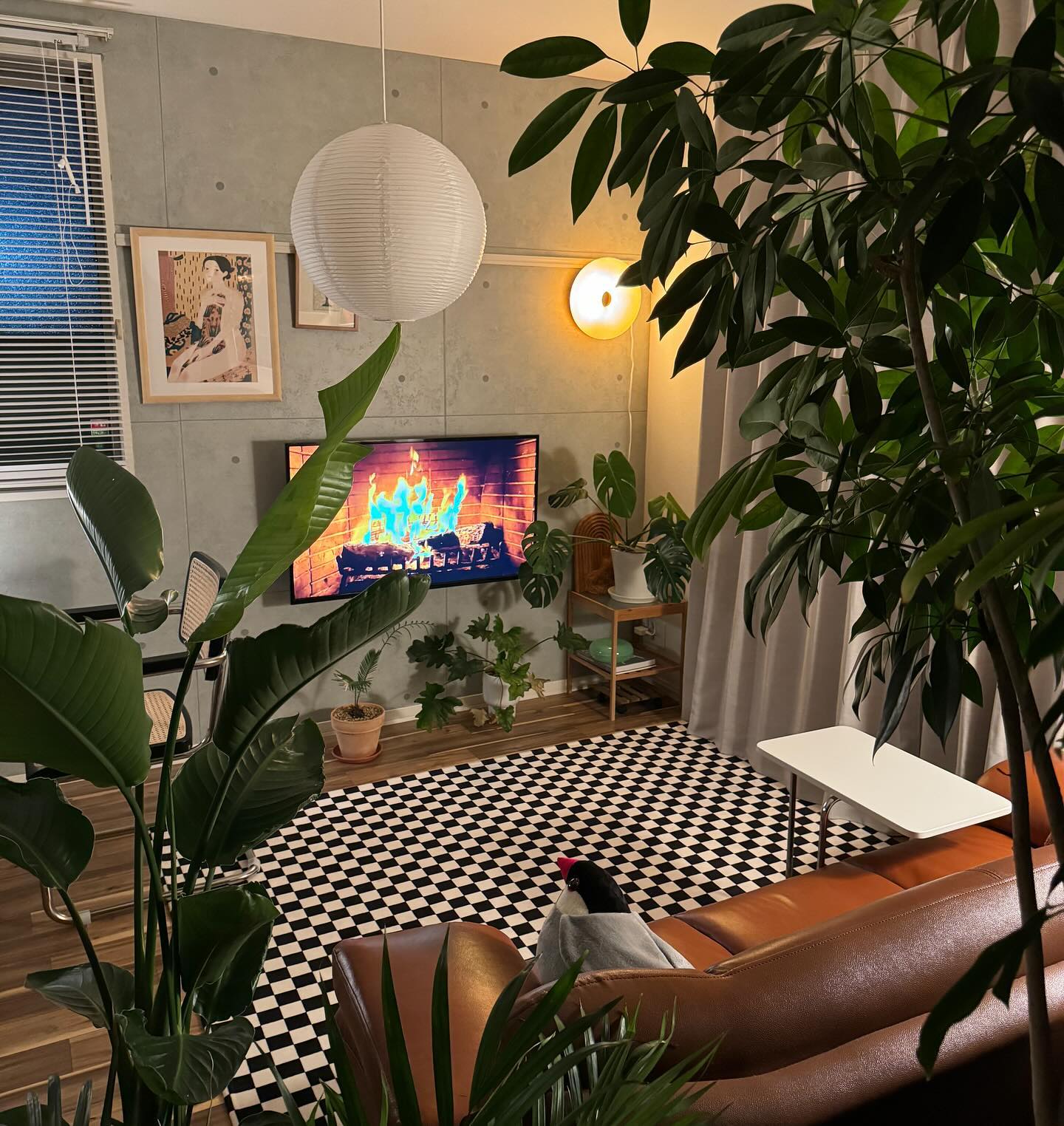 Lunerelle Pendant Lamp Paper for Living Room
