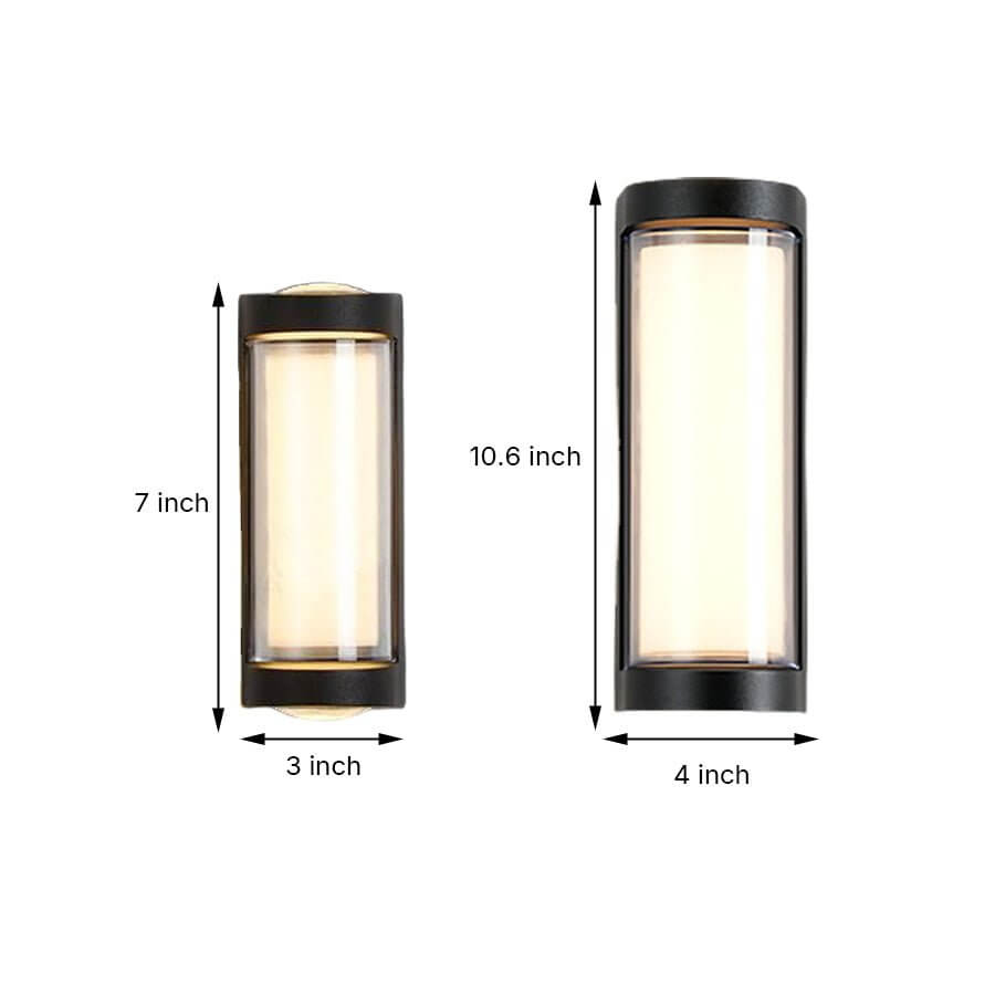 Robust Sleek Dual-Directional Aluminum Outdoor Wall Light
