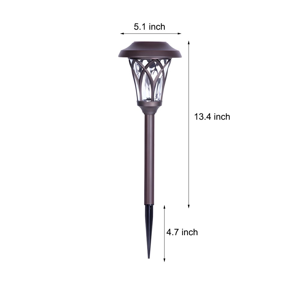Laurel Stake Lawn Retro Modern Glass Outdoor Light