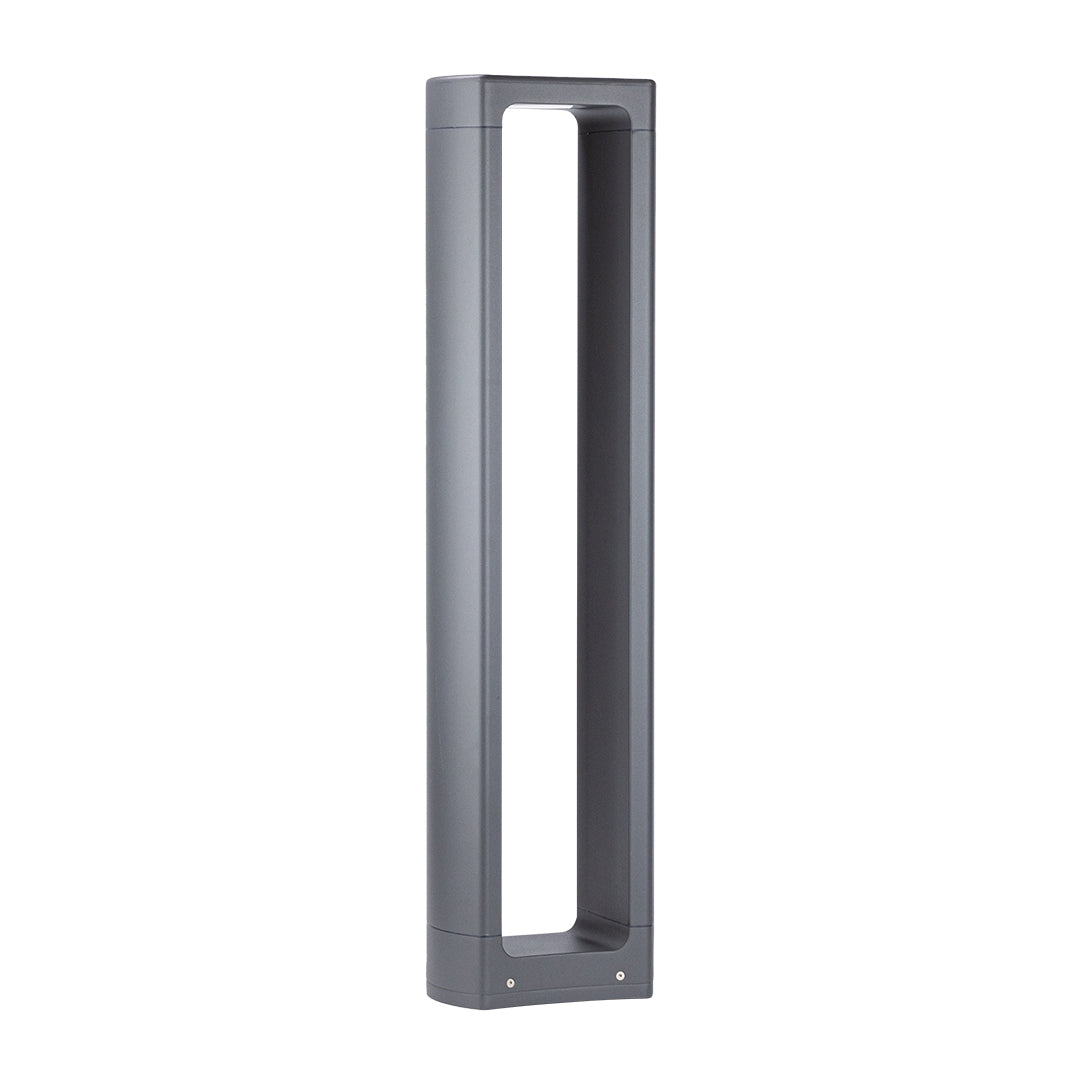 Vaessa Square LED Minimalist Aluminum Outdoor Bollard Light