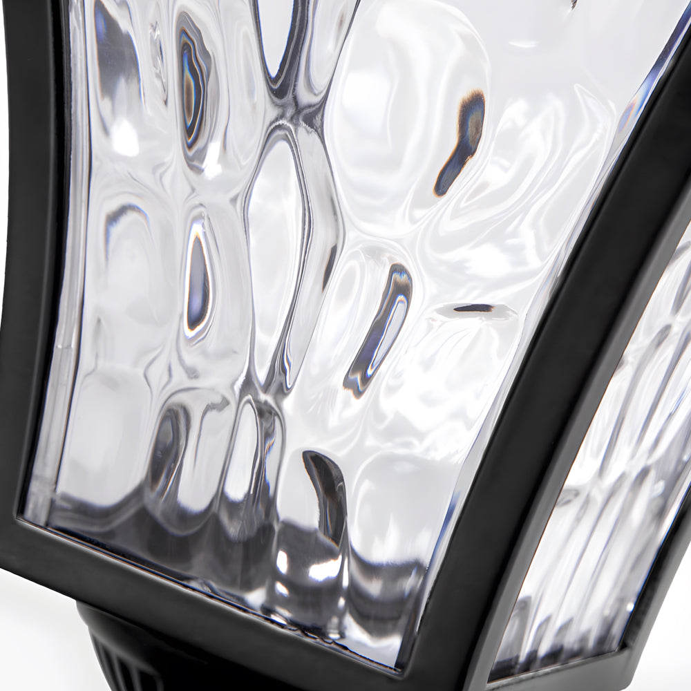 Eri LED Solar Cast Aluminum Outdoor Pillar Lights