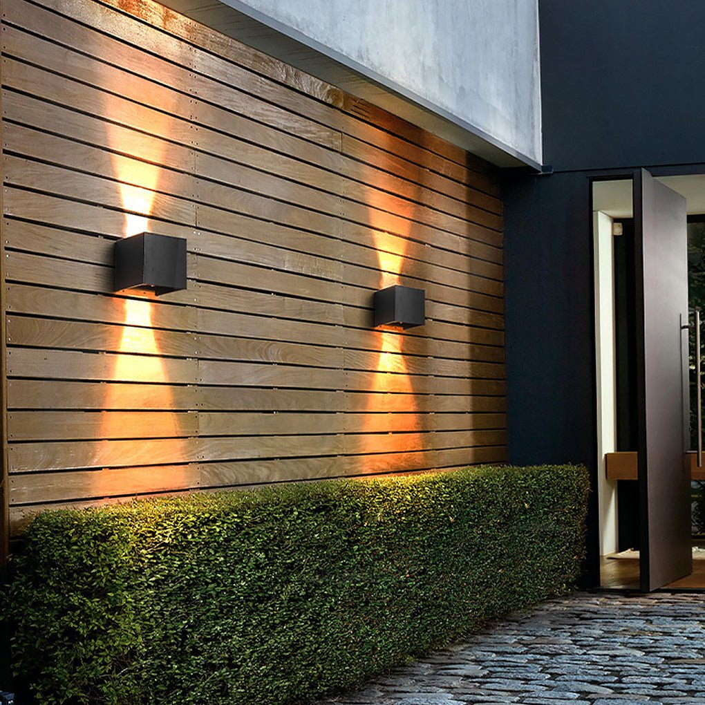 Blin Square Adjustable Modern Aluminum Outdoor Lights