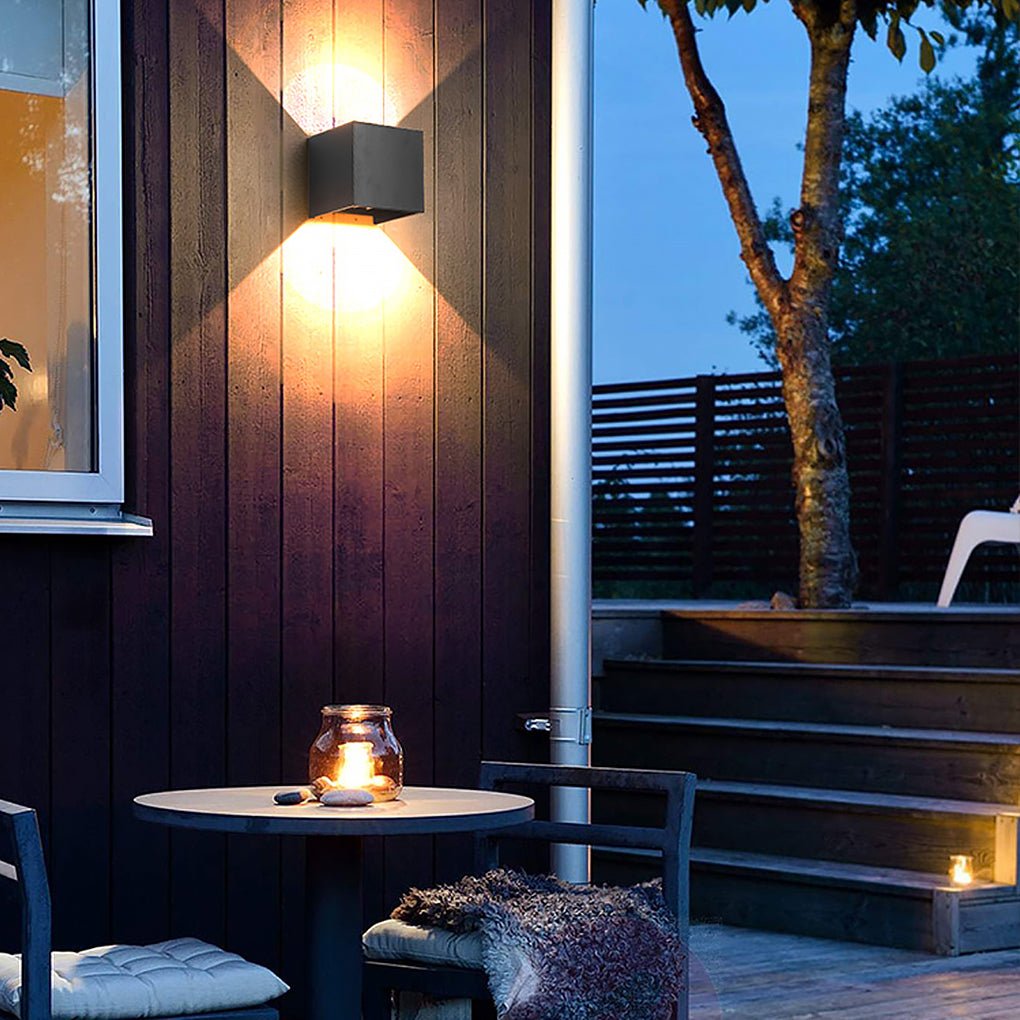 Blin Square Adjustable Modern Aluminum Outdoor Lights
