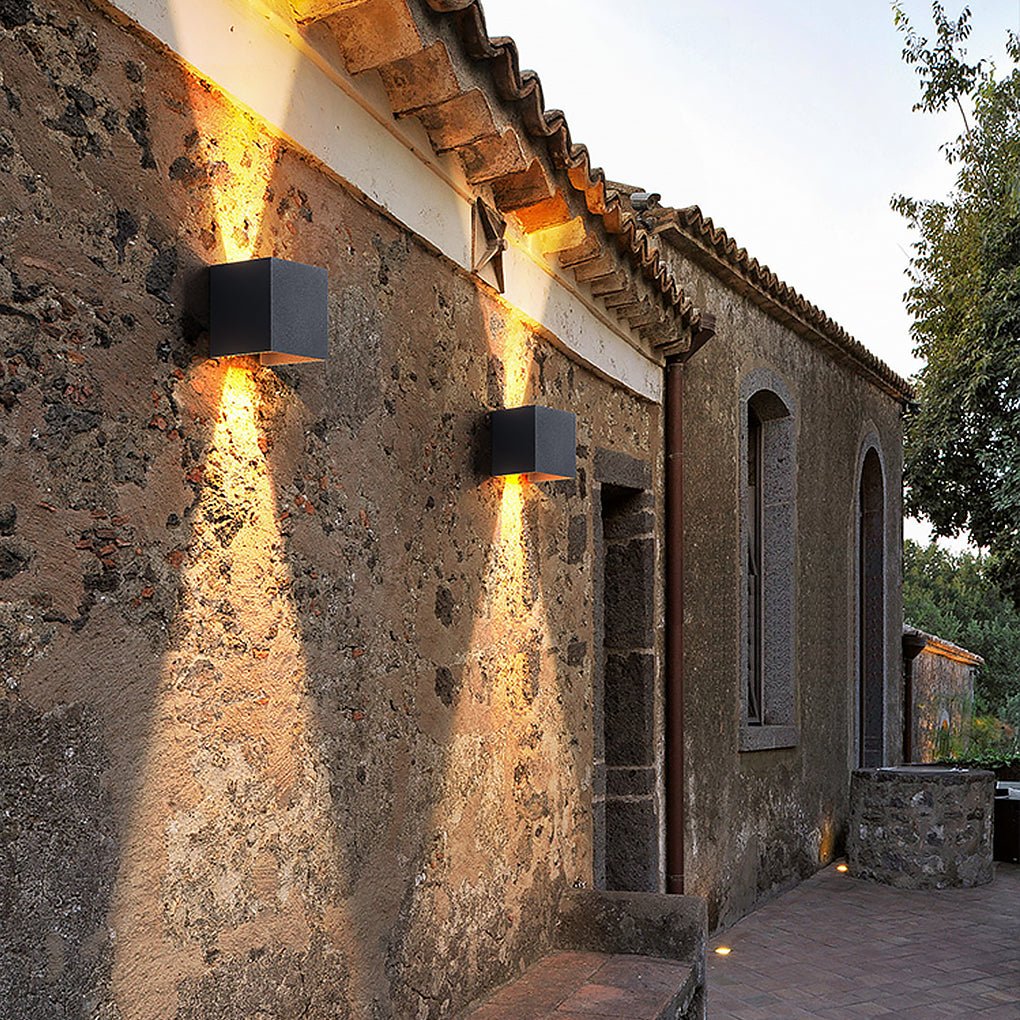 Monroe Adjustable Beam Angle Aluminum Outdoor Wall Lights