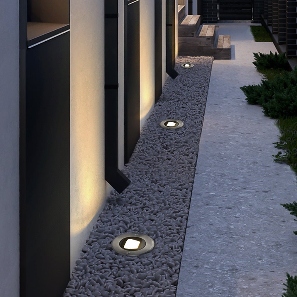Halsey Modern Aluminum Outdoor Step Light