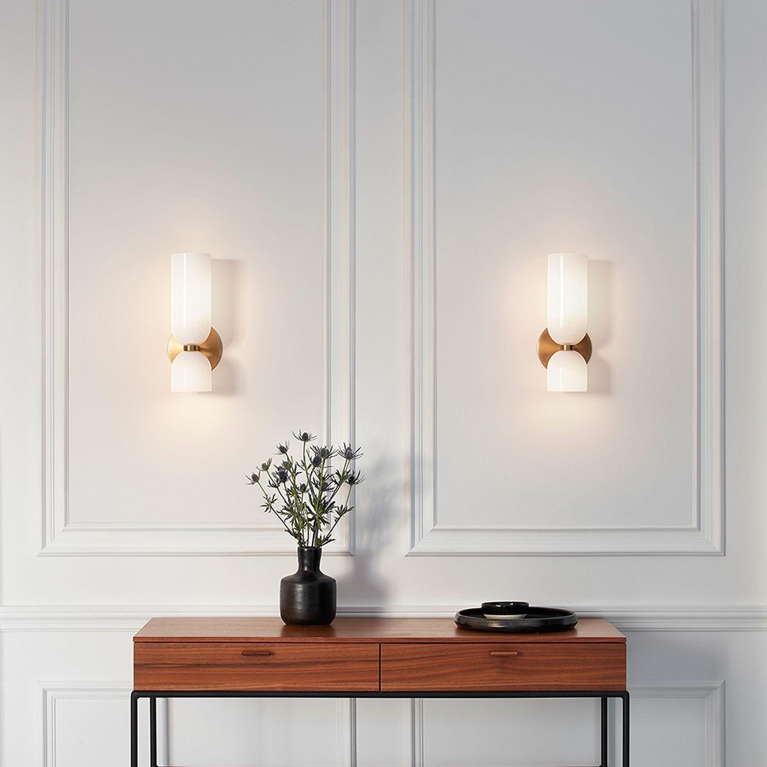 Valentina Modern Bedroom Glass Wall Lamp Sconce