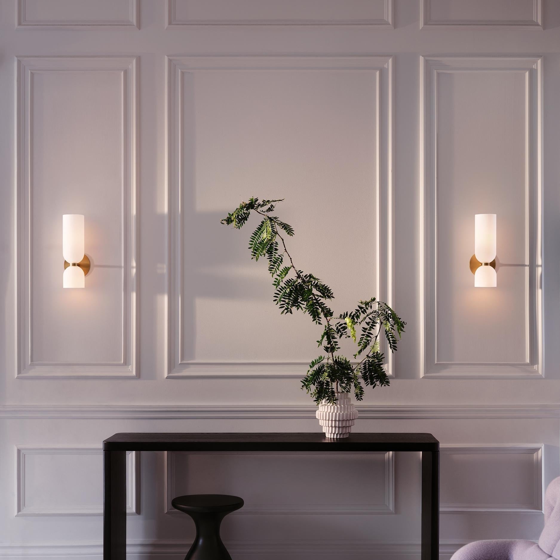 Valentina Modern Bedroom Glass Wall Lamp Sconce