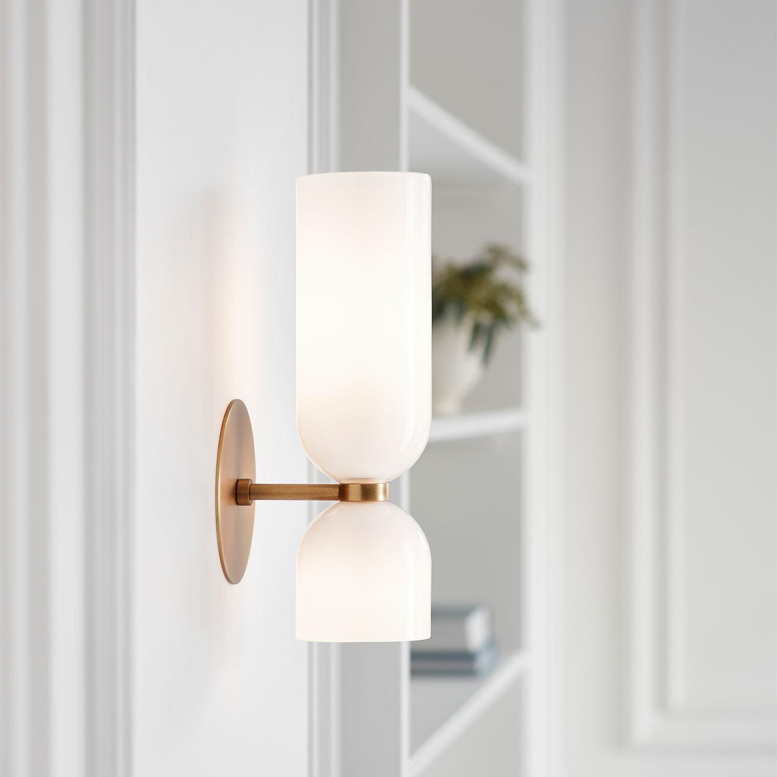 Valentina Modern Bedroom Glass Wall Lamp Sconce