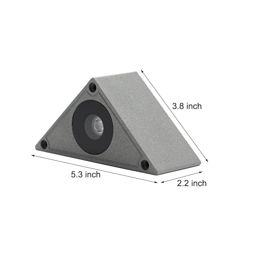 Feda Triangle Aluminum Outdoor Deck Step Light