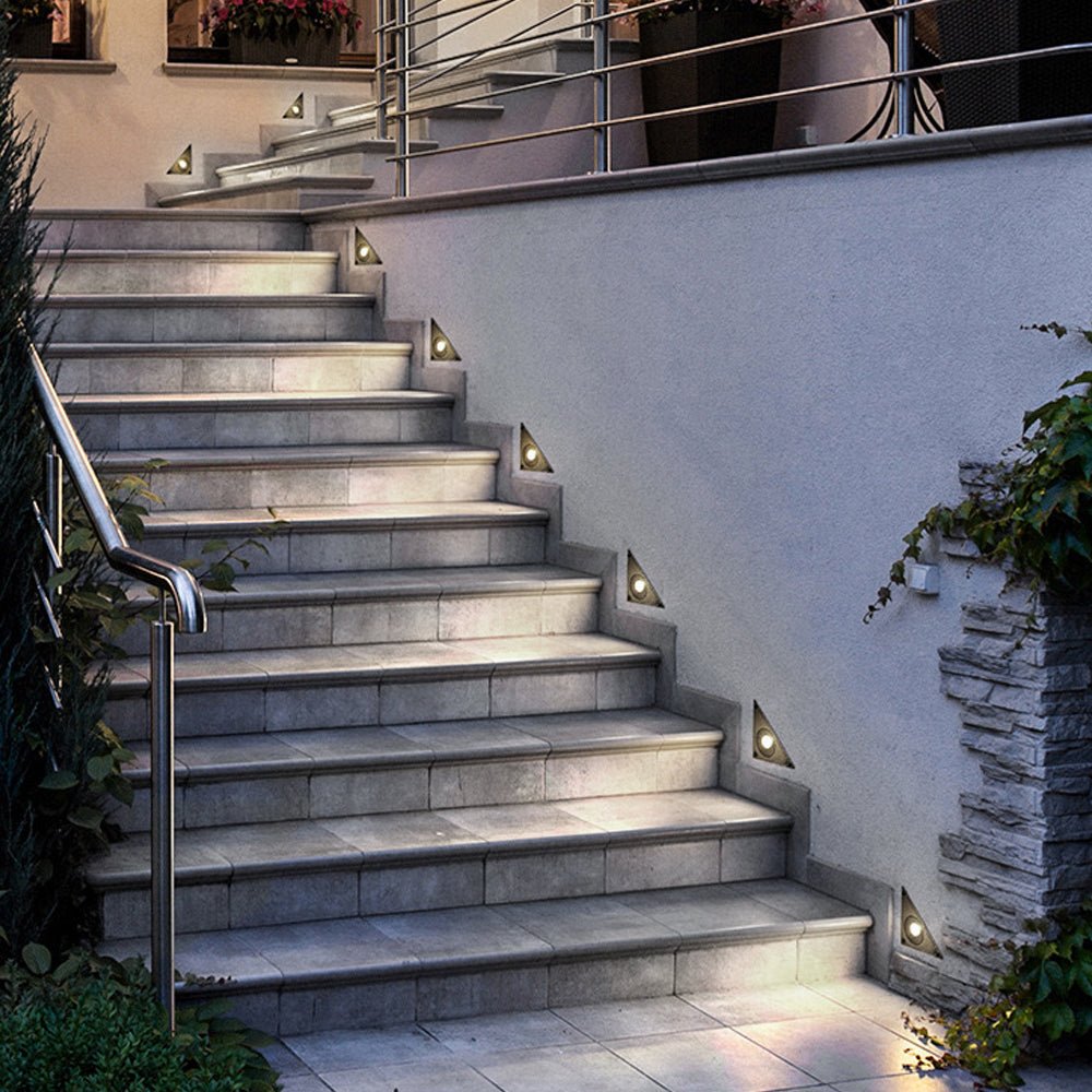 Feda Triangle Aluminum Outdoor Deck Step Light