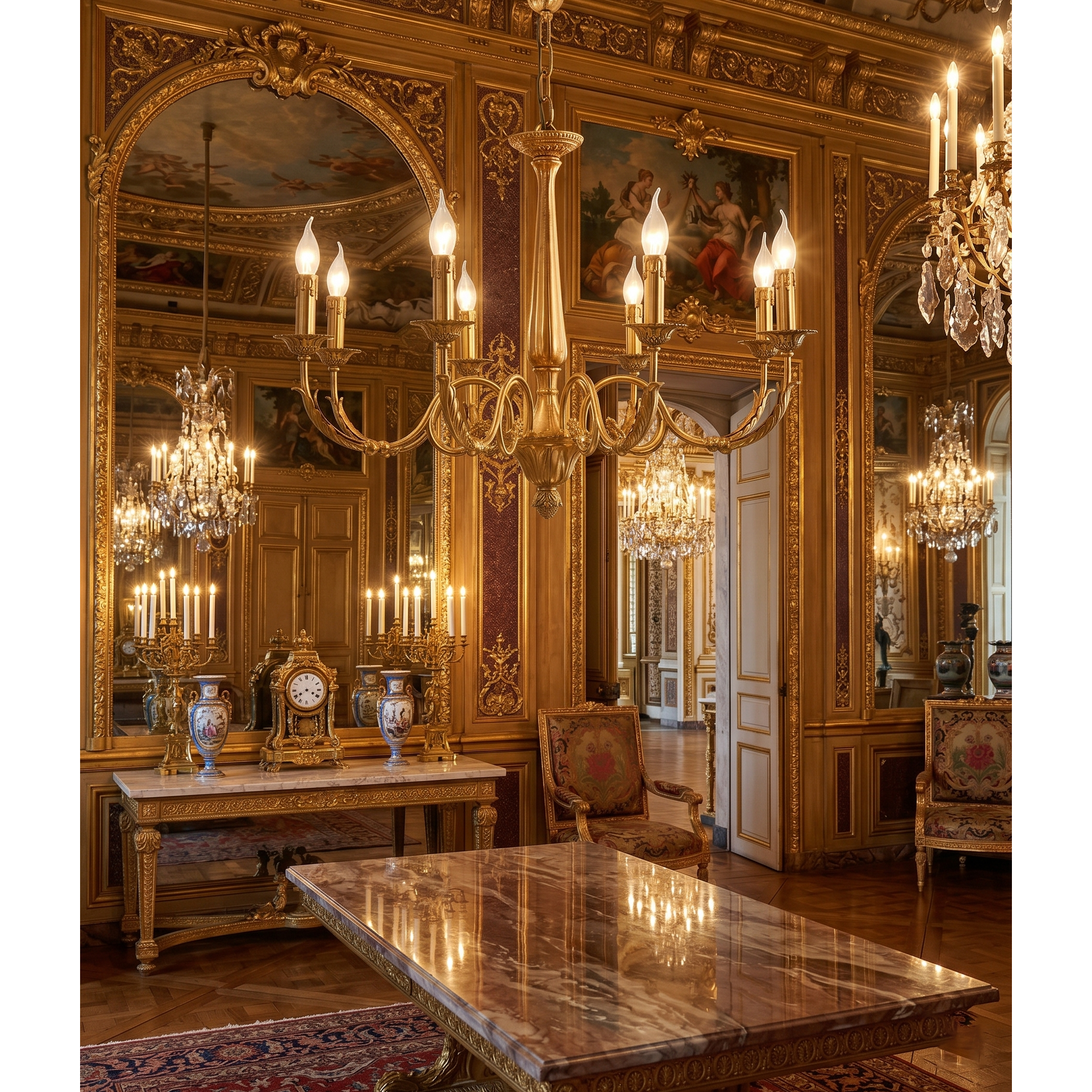 Casivissa Brass Chandelier