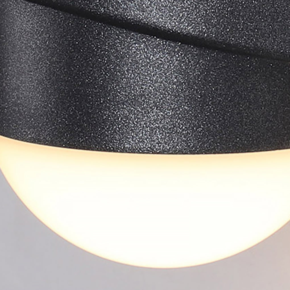 Morgay Round LED Modern Aluminum Outdoor Wall Sconces Lights