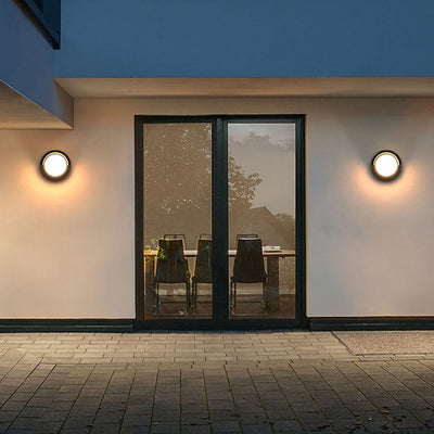 Preciou Modern Round Designs Aluminum Outdoor Wall Lights