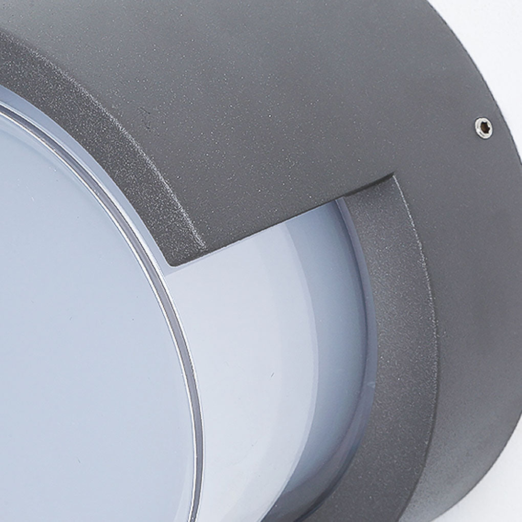 Preciou Modern Round Designs Aluminum Outdoor Wall Lights