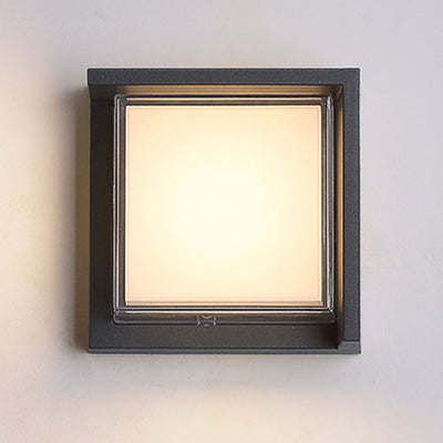 Preciou Modern Round Designs Aluminum Outdoor Wall Lights