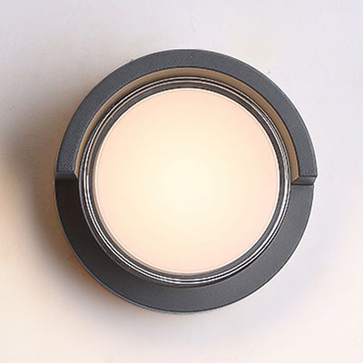 Preciou Modern Round Designs Aluminum Outdoor Wall Lights