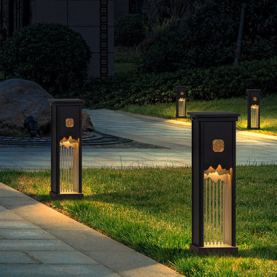 Lewis Elegant LED Artistic Cut Craft Aluminum Outdoor Light