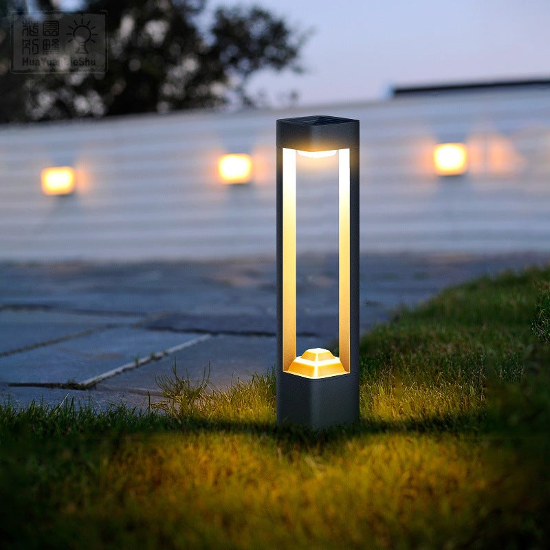 Violet Square Unique Modern Aluminum Outdoor Lights Outdoor