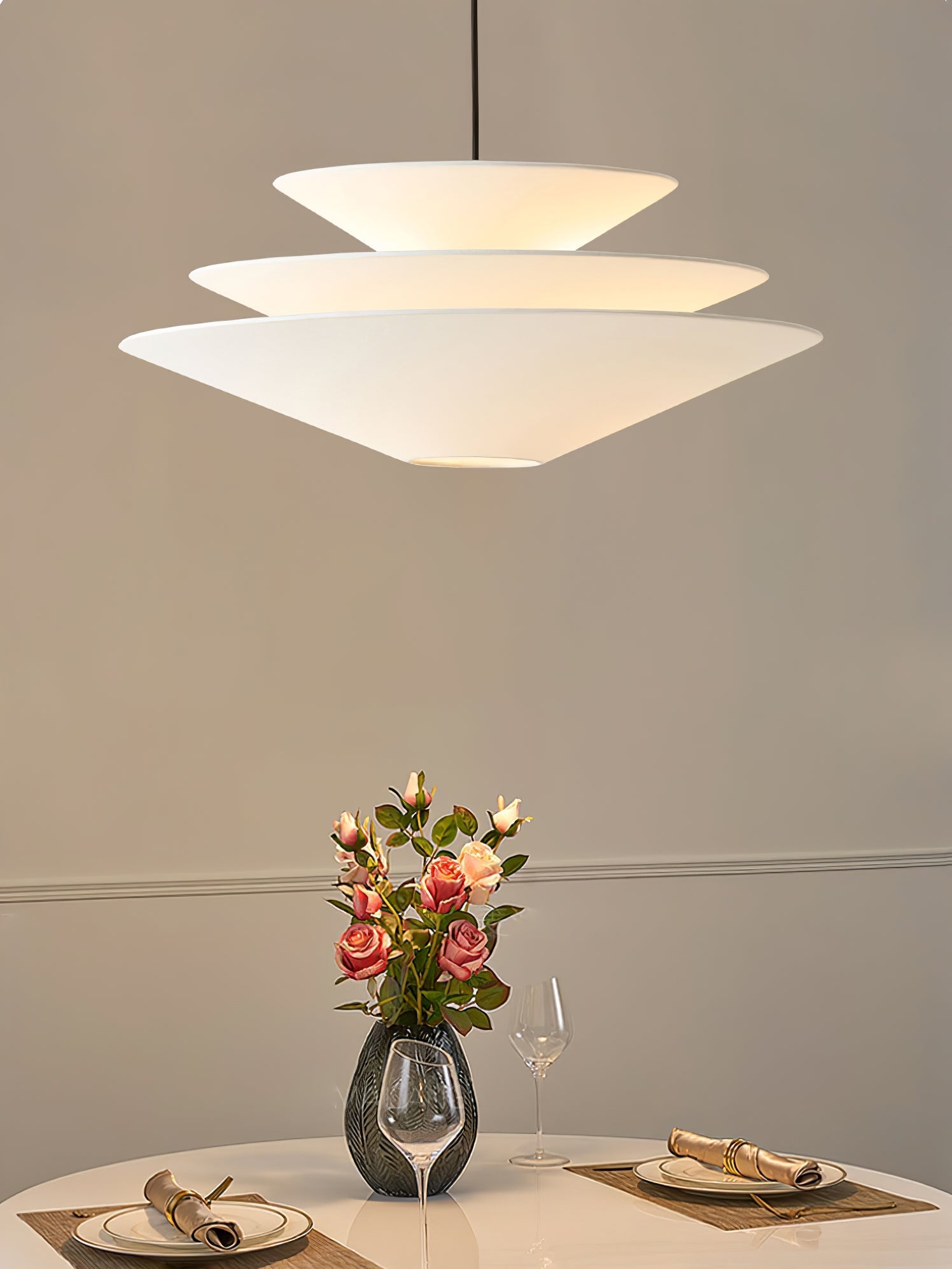 Triara Minimalist Layered Pendant Light