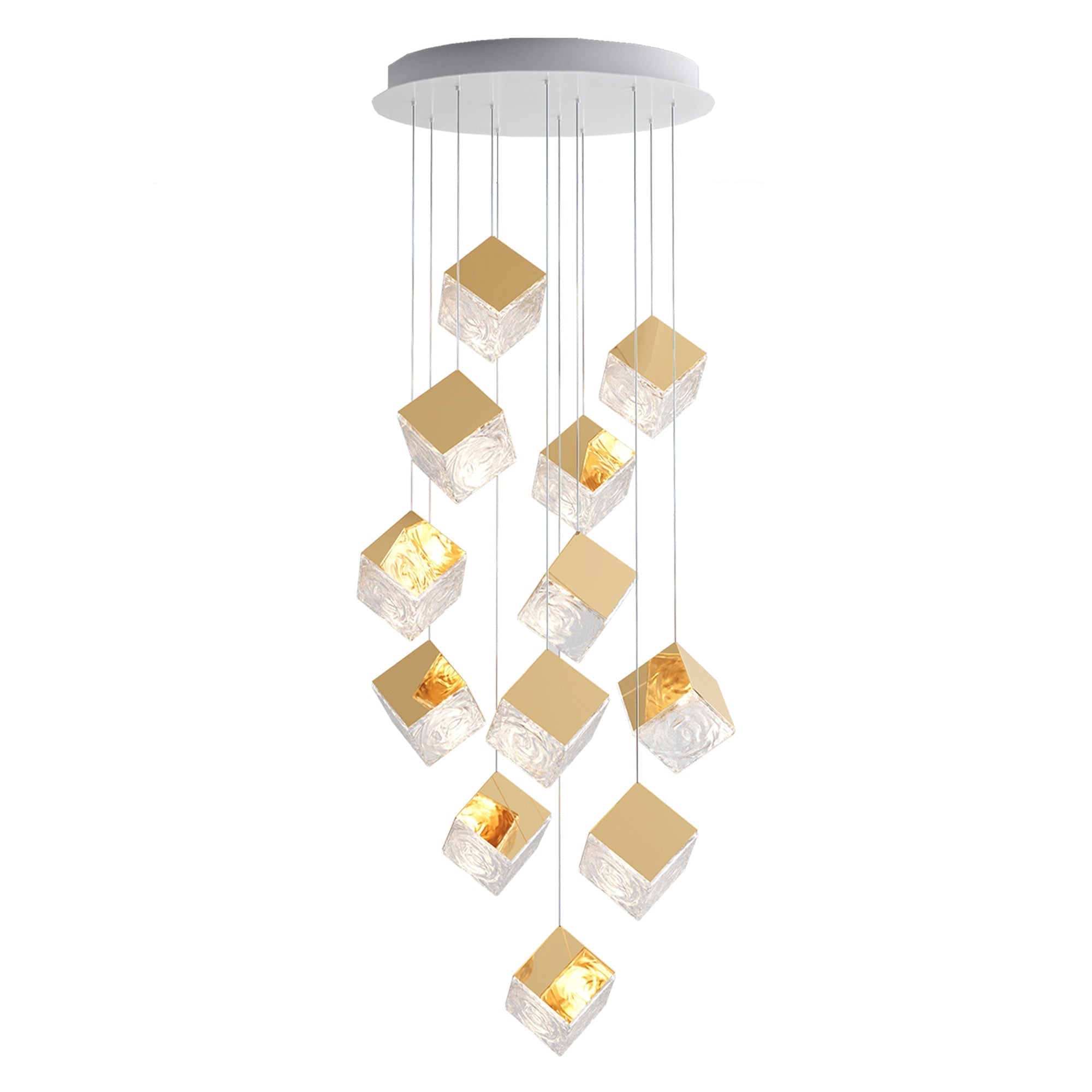 Prismatic Vapor Chandelier