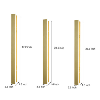 Brittany Rust-proof Linear LED Outdoor Sconces Wall Lights