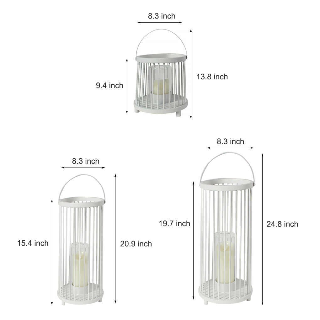 Victoria Portable Cage Landscape Steel Outdoor Light