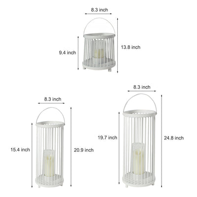 Victoria Portable Cage Landscape Steel Outdoor Light