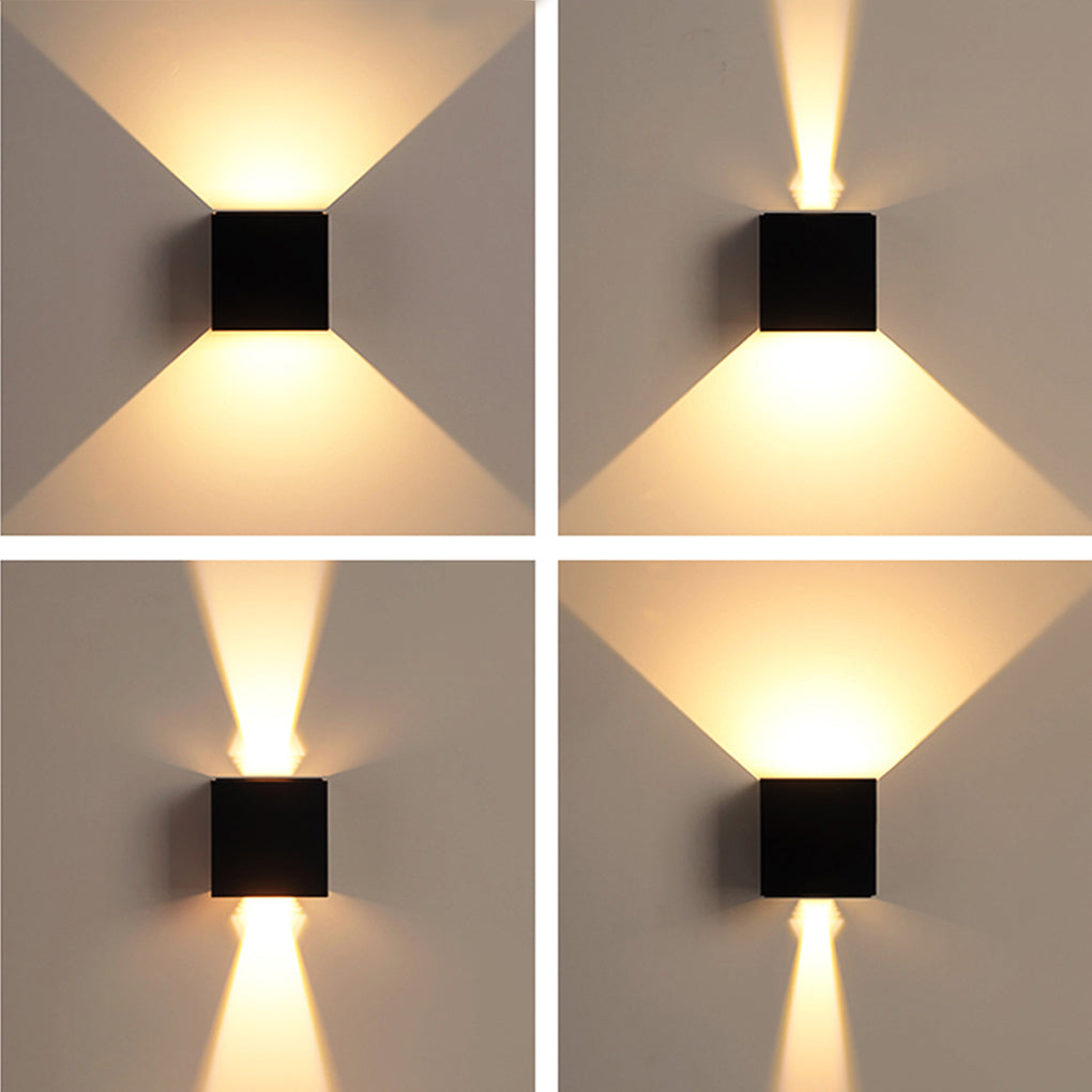 Blin Square Adjustable Modern Aluminum Outdoor Lights