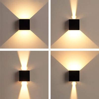 Blin Square Adjustable Modern Aluminum Outdoor Lights