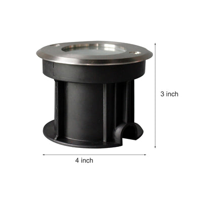 Solomon Poolside LED Recessed Plastic Outdoor Well Lawn Lights