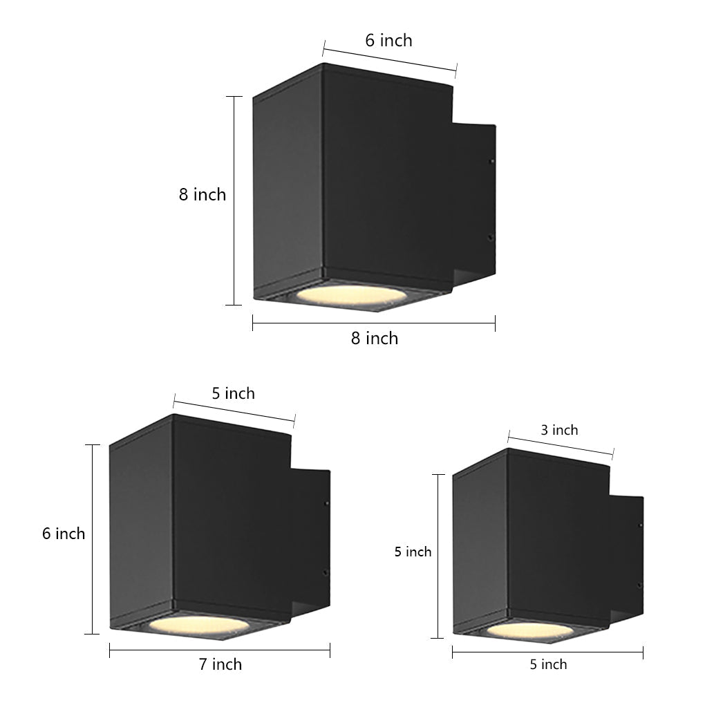 Jimy LED Classic Unique Aluminum Outdoor Wall Sconces