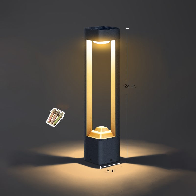 Violet Square Unique Modern Aluminum Outdoor Lights Outdoor