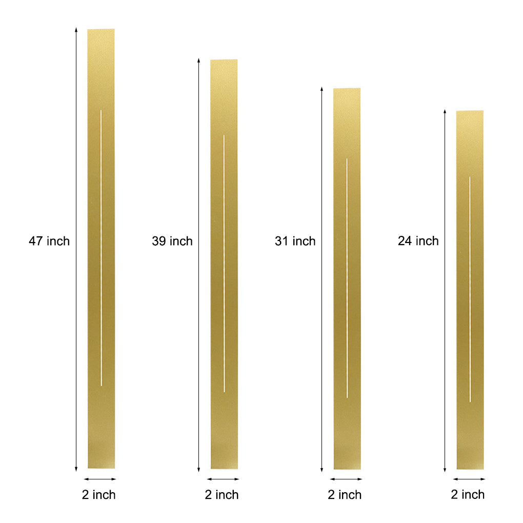 Lincoln LED Linear LED Modern Iron Outdoor Wall Sconces Lights