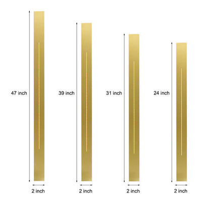 Lincoln LED Linear LED Modern Iron Outdoor Wall Sconces Lights