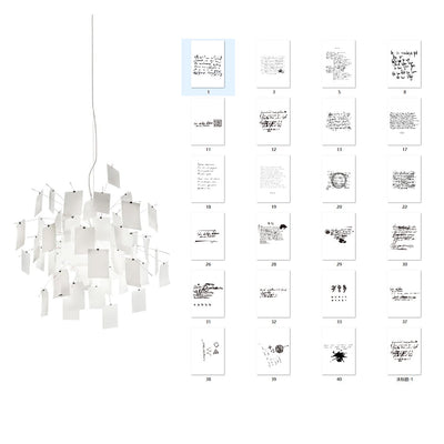 Luninena Paper Chandelier