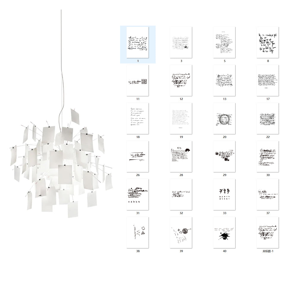 Luninena Paper Chandelier