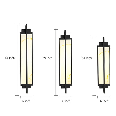 Gifed Modern LED Marble Outdoor Sconce Wall Lights